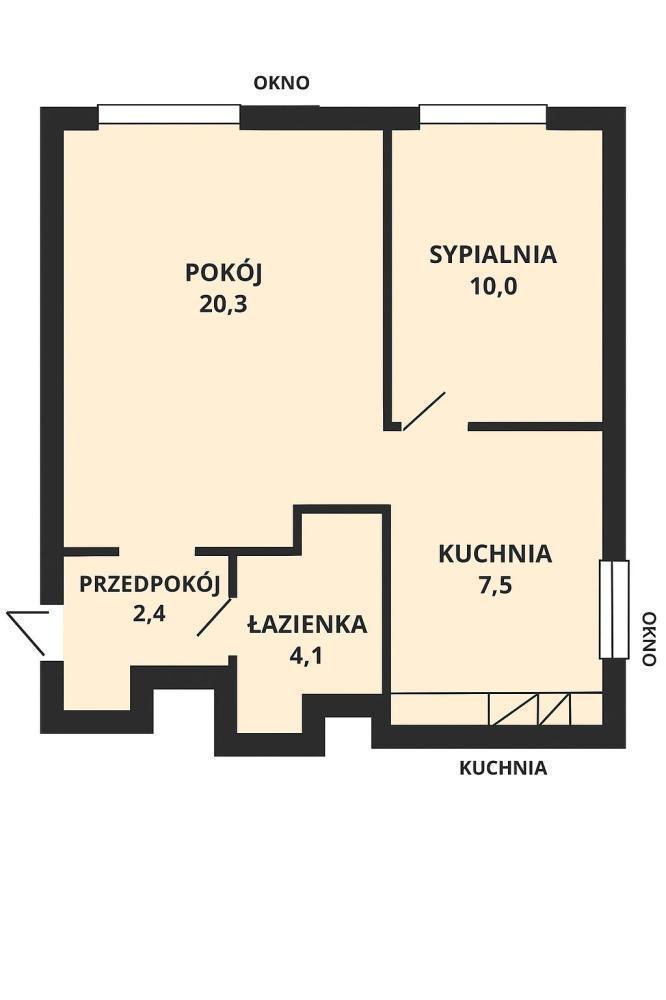 Mieszkanie 45 m² Poznań, Dębiec – na sprzedaż